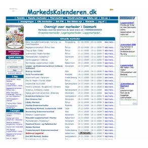 Kontaktoplysninger p markedskalenderen.dk