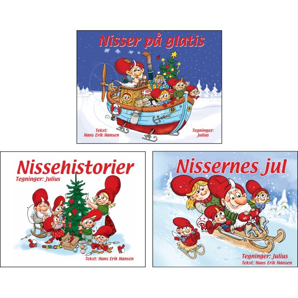 Hans Erik Hansen, Nissernes jul, Nissehistorier og Nisser p glatis