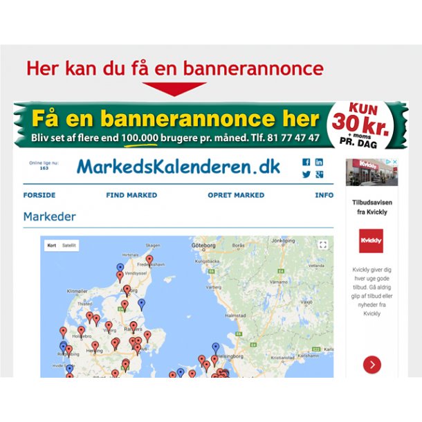 Bannerannonce p markedskalenderen.dk