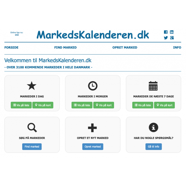 Oprettelsesgebyr for marked p markedskalenderen.dk