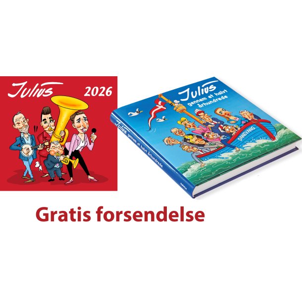 Julius Tegninger 2026 + Julius gennem et halvt �rhundrede