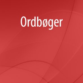 Ordbger mv.